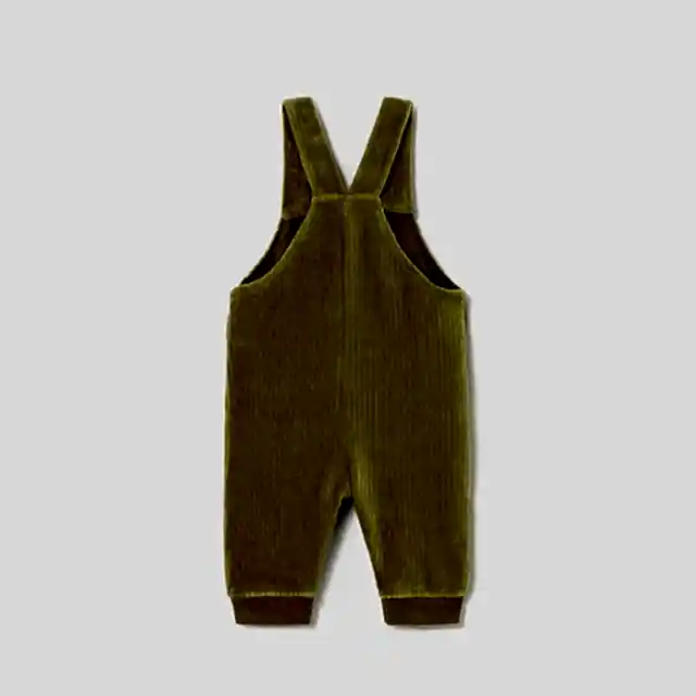 Mayoral Kışlık Erkek Bebek Kadife Tulum Yeşil