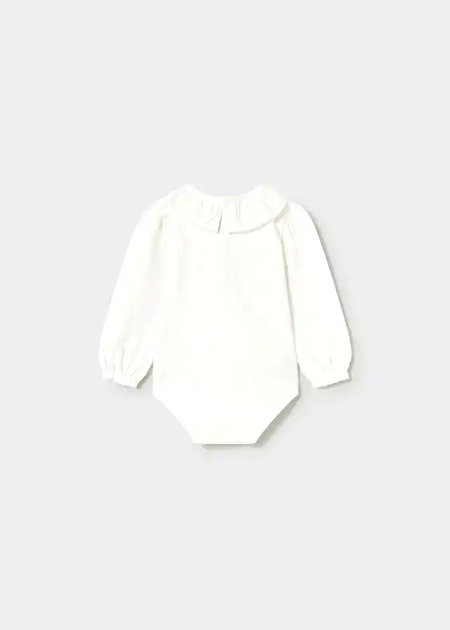 Mayoral Kışlık Kız Bebek Uzun Kol Body Ekru