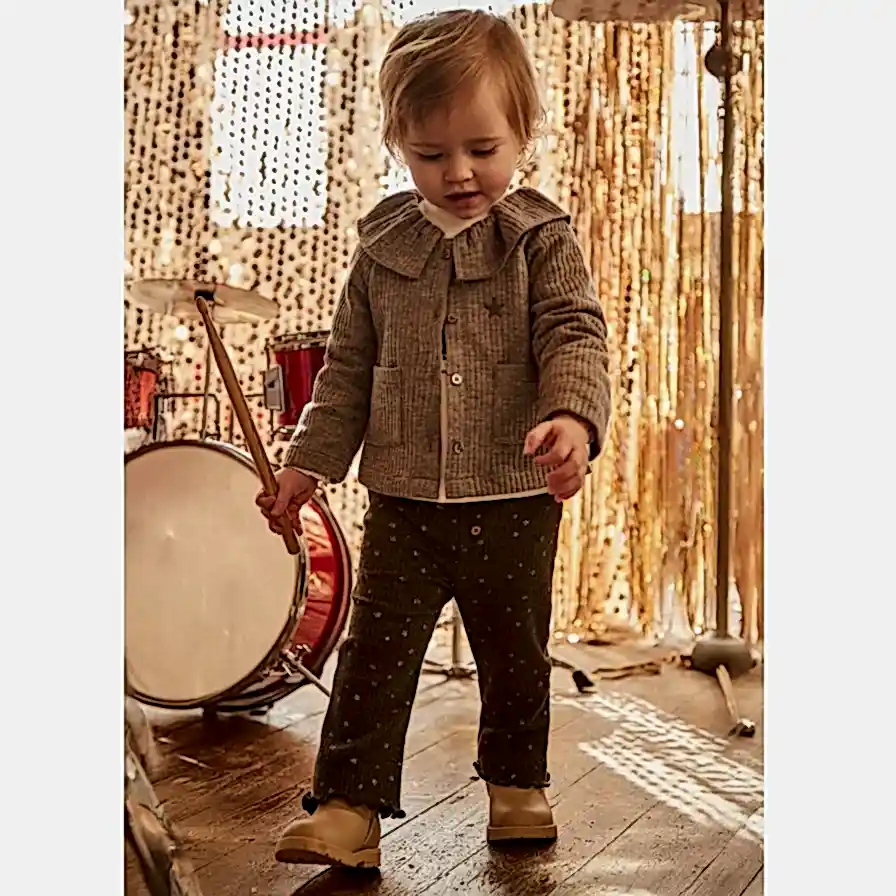 Mayoral Kışlık Kız Bebek Yumuşak Pantolon Siyah