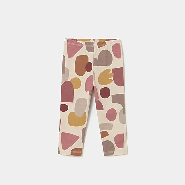 Mayoral Kışlık Kız Bebek Tayt Pantolon Bej