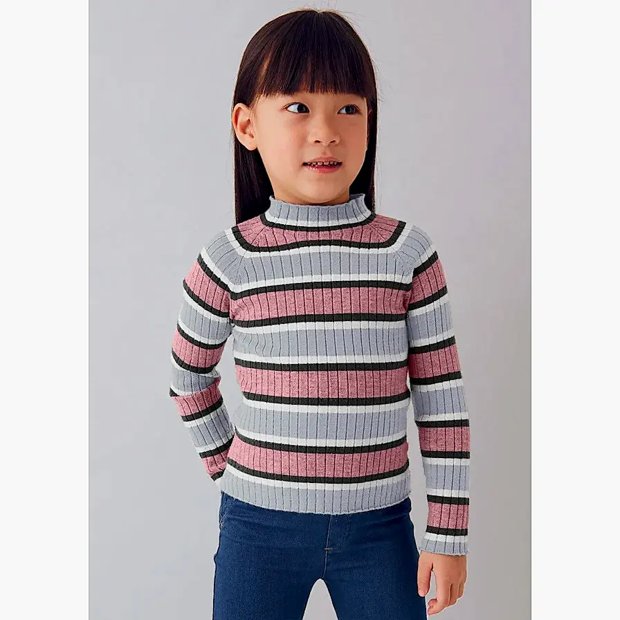 Mayoral Kışlık Kız Yarım Balıkçı Kazak Gri