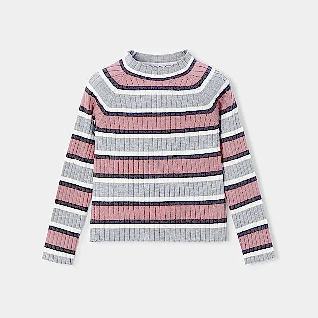 Mayoral Kışlık Kız Yarım Balıkçı Kazak Gri