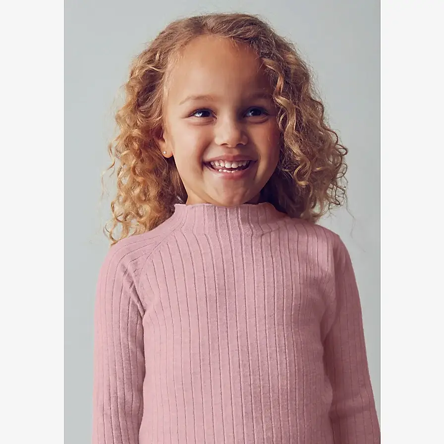 Mayoral Kışlık Kız Yarım Balıkçı Kazak Pembe