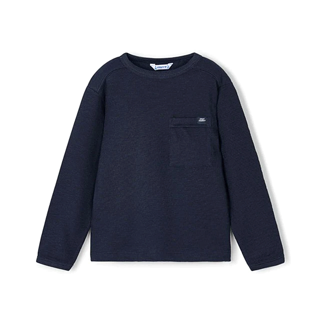 Mayoral Kışlık Erkek Uzun Kol T-shirt Lacivert