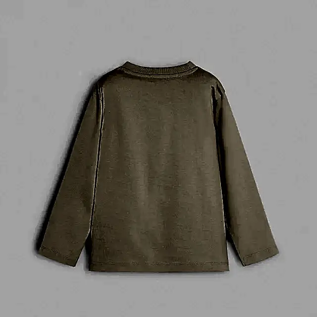 Mayoral Kışlık Erkek Uzun Kol T-shirt Bej