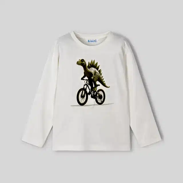 Mayoral Kışlık Erkek Uzun Kol T-shirt Ekru