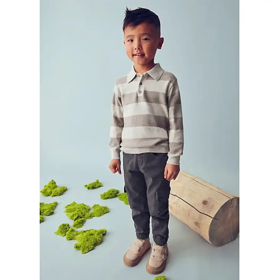 Mayoral Kışlık Erkek Polo Yaka Kazak Bej