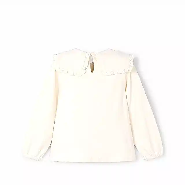 Mayoral Kışlık Kız Uzun Kol Bluz Bej