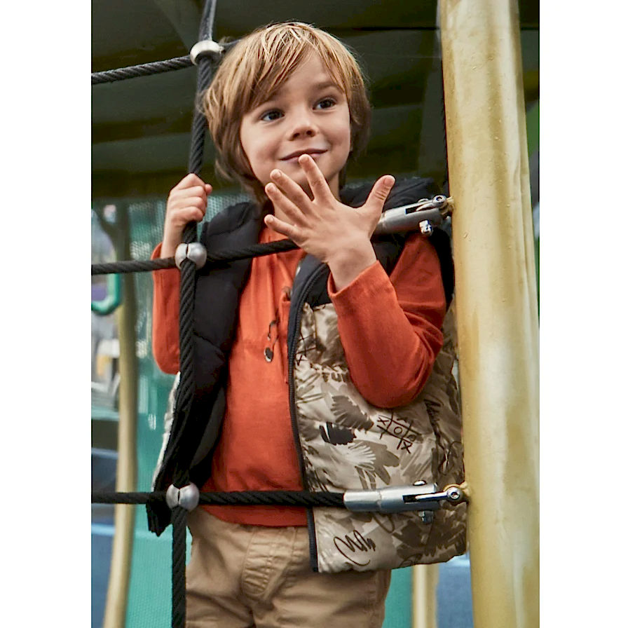 Mayoral Kışlık Erkek Çift Taraflı Anorak Yelek Siyah