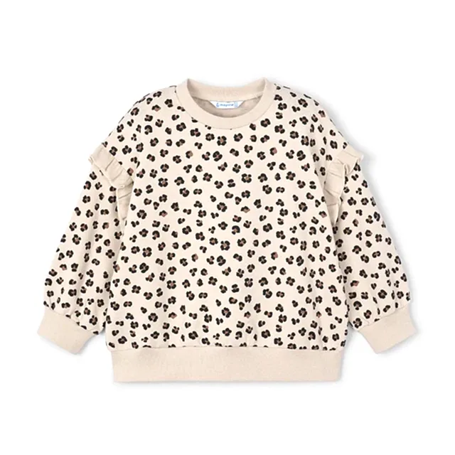 Mayoral Kışlık Kız Uzun Kol Sweatshirt Bej