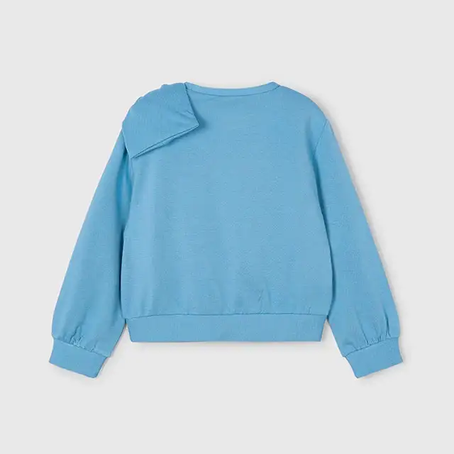 Mayoral Kışlık Kız Uzun Kol Sweatshirt Mavi