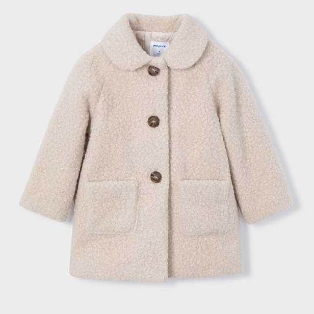 Mayoral Kışlık Kız Kürk Kaban Bej