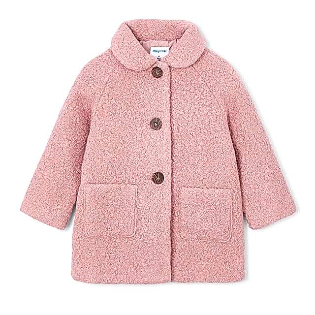 Mayoral Kışlık Kız Kürk Kaban Pembe