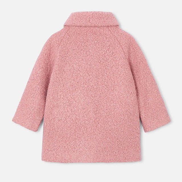 Mayoral Kışlık Kız Kürk Kaban Pembe