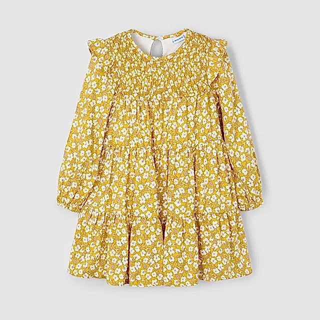 Mayoral Kışlık Kız Elbise Sarı