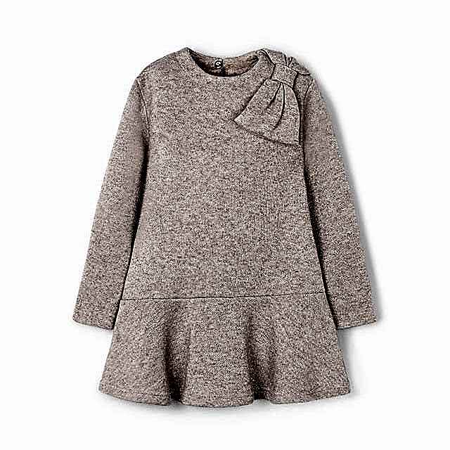 Mayoral Kışlık Kız Örme Elbise Bej