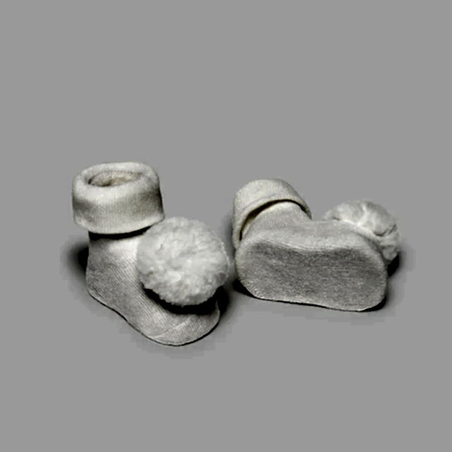 Mayoral Kışlık Kız Bebek Çorap Saç Bandı Set Ekru