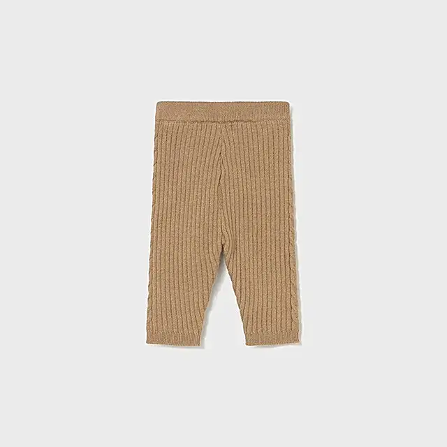 Mayoral Kışlık Kız Bebek Örme Tayt Pantolon Bej
