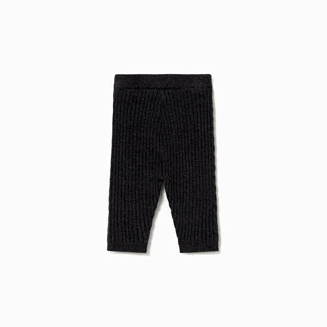 Mayoral Kışlık Kız Bebek Örme Tayt Pantolon Siyah