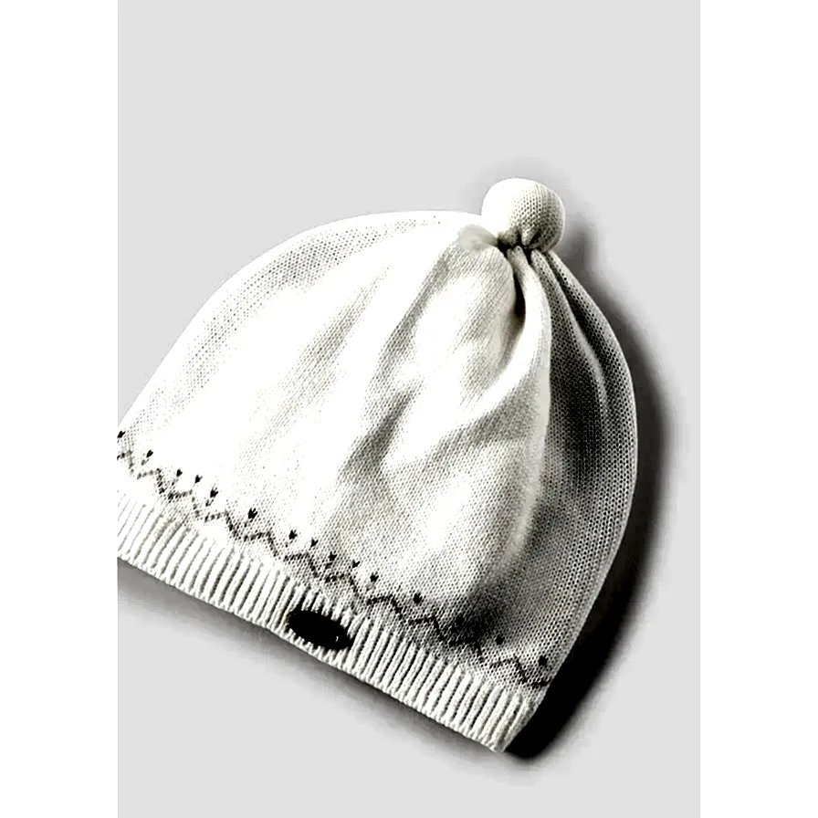 Mayoral Kışlık Erkek Bebek Örme Bere Ekru