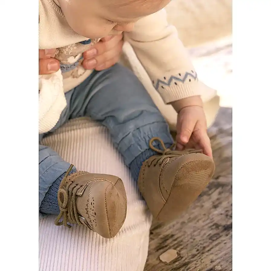 Mayoral Kışlık Erkek Bebek Patik Kahverengi