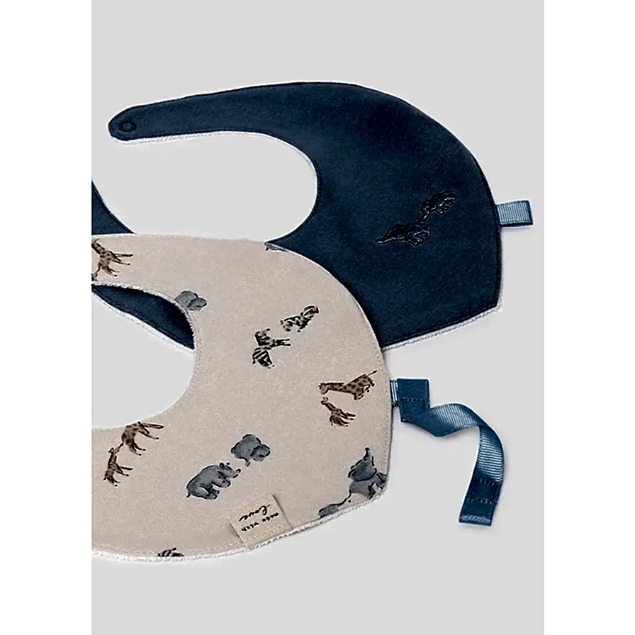 Mayoral Kışlık Bebek Waterproof Penye Önlük İkili Set Mavi