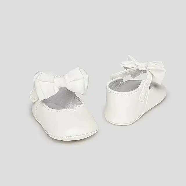 Mayoral Kışlık Kız Bebek Patik Ekru