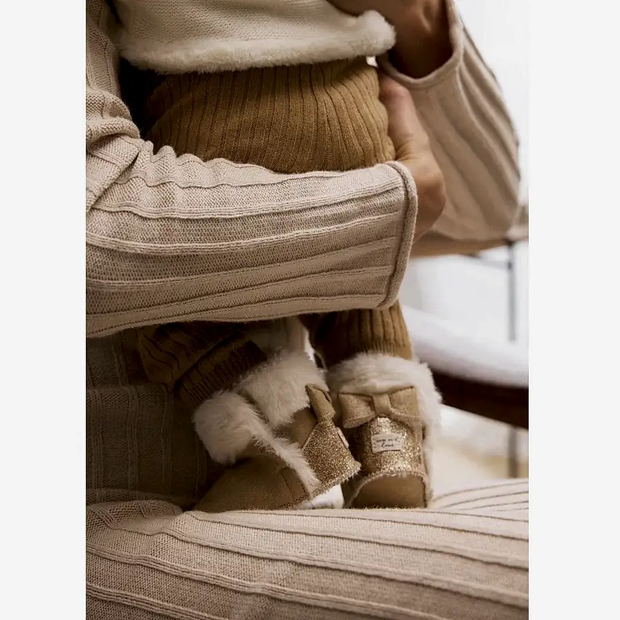 Mayoral Kışlık Kız Bebek Bot Patik Kahverengi