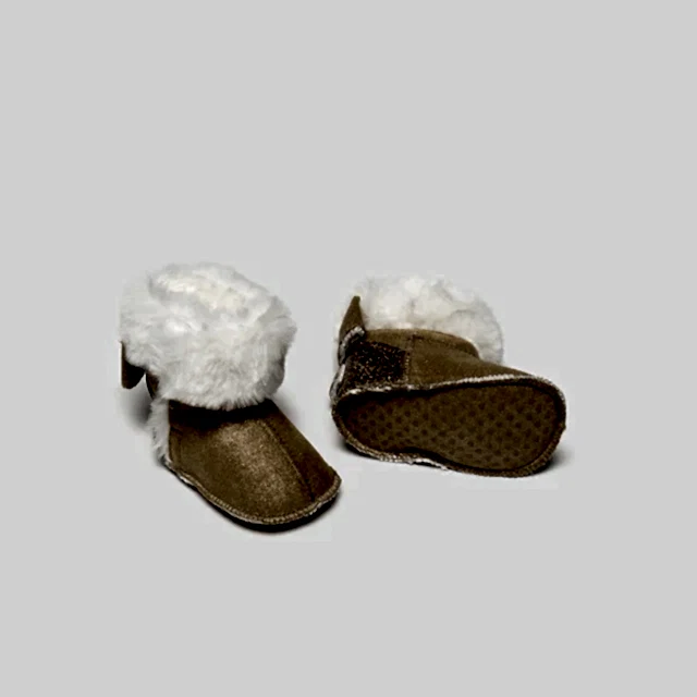 Mayoral Kışlık Kız Bebek Bot Patik Kahverengi