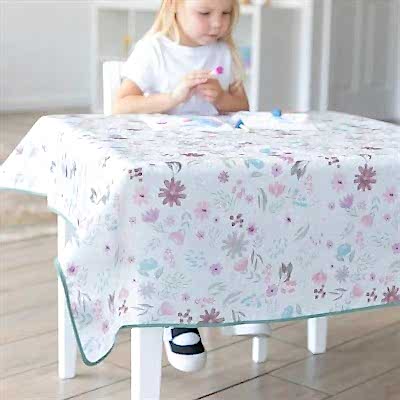 Bumkins Splat Mat / Çok Amaçlı Örtü - Floral - Önlük - Görsel 2