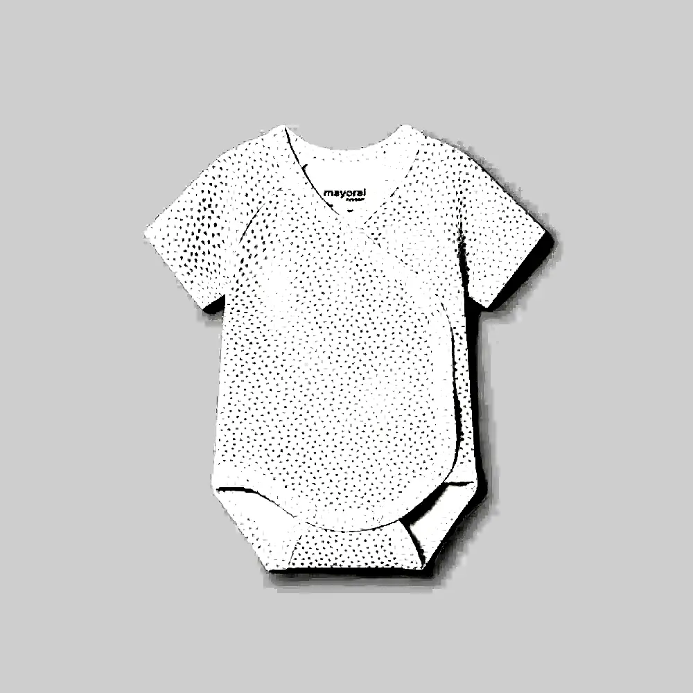 Mayoral Yazlık Erkek Bebek Kısa Kol Body 2'li Set Beyaz