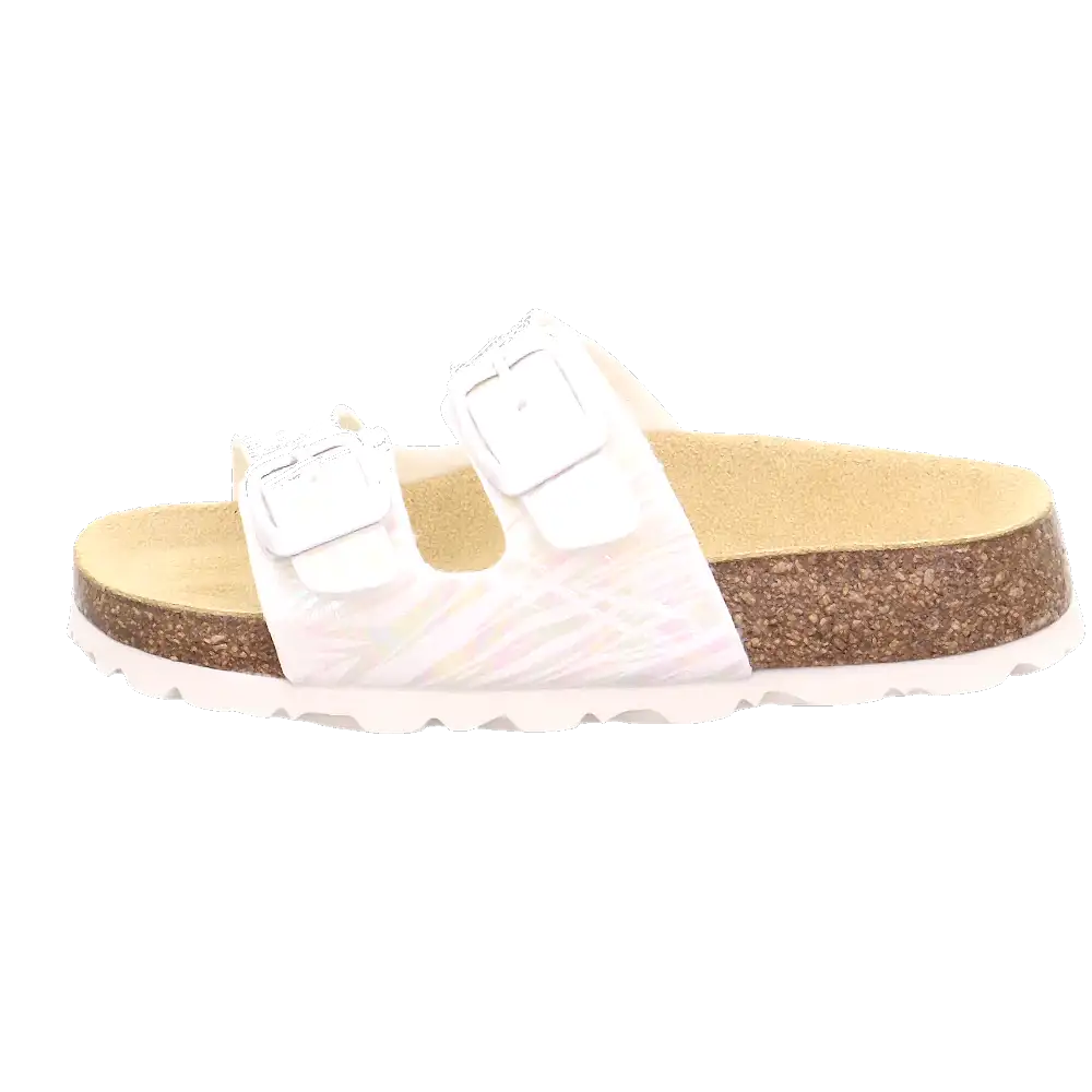 SuperFit Yazlık Kız Çocuk Terlik Beyaz