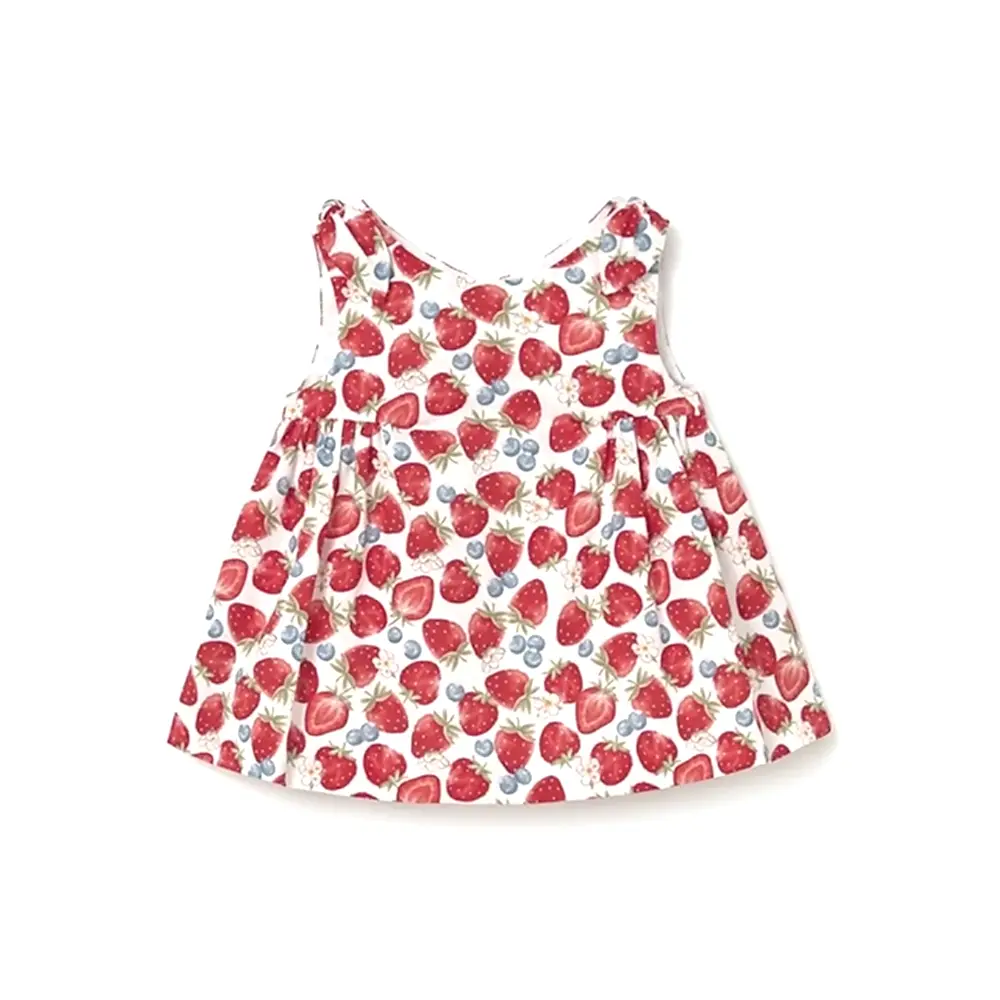 Mayoral Yazlık Kız Bebek Elbise Kırmızı