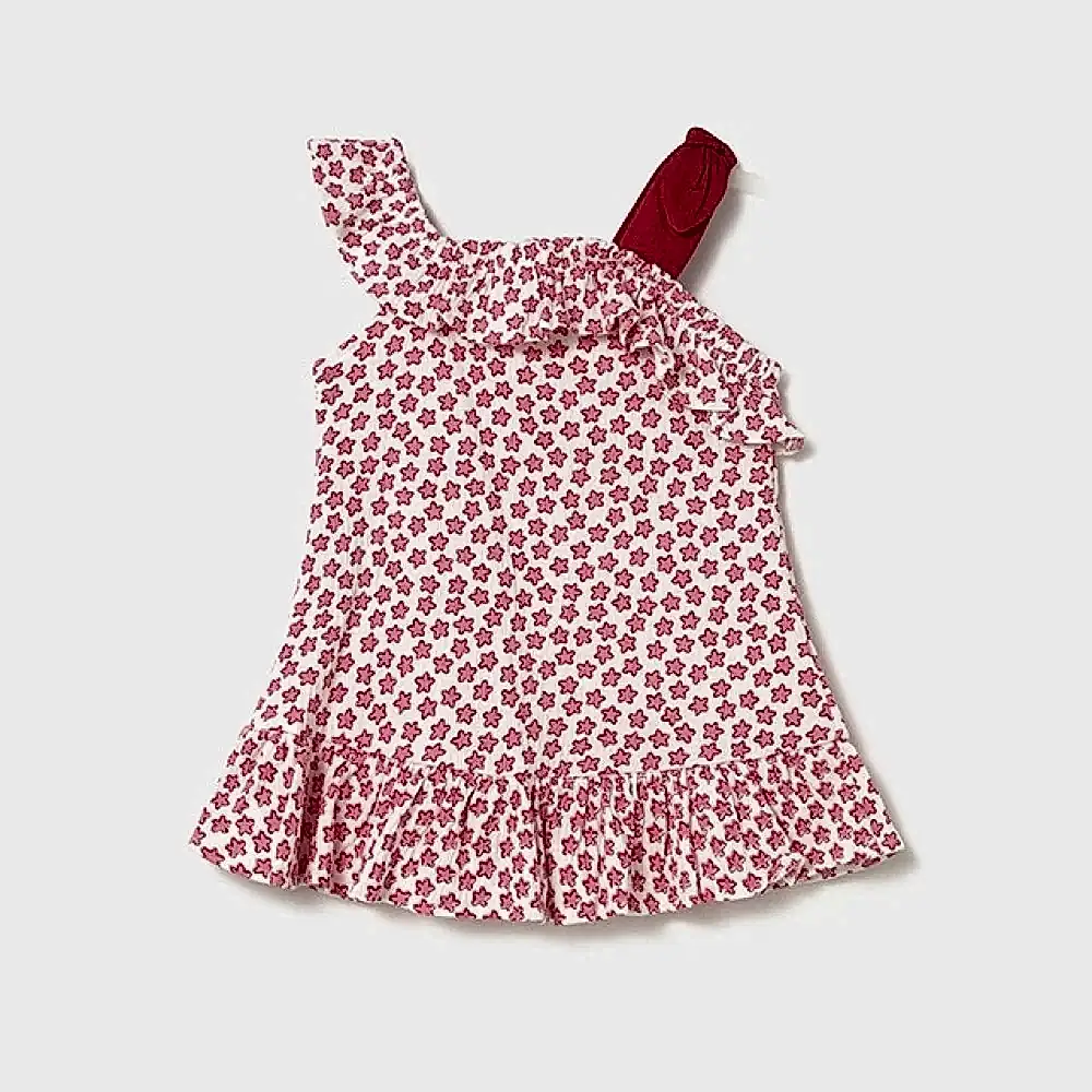 Mayoral Yazlık Kız Bebek Elbise Kırmızı