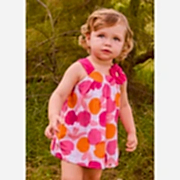 Mayoral Yazlık Kız Bebek Elbise Koyu Pembe