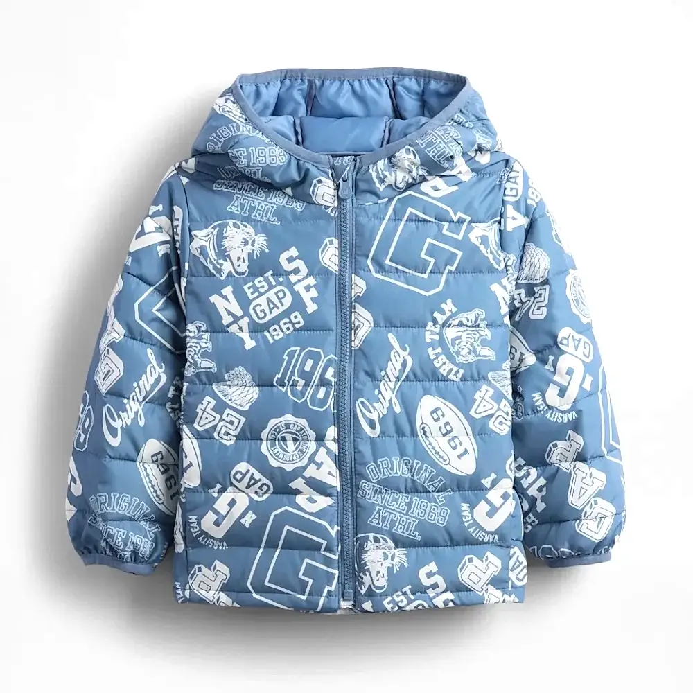 GAP Erkek Bebek Cold Control Şişme Mont Mavi