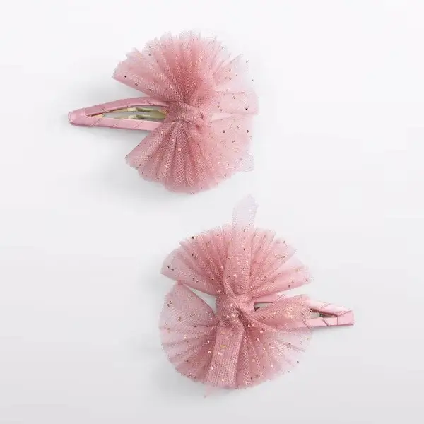 Abel & Lula Kışlık Kız Saç Tokası İkili Pembe - Giyim Aksesuarları