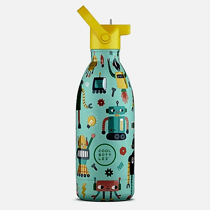 Cool Bottles Paslanmaz Çelik Suluk - The Kids Bottle Short Circuit 500ml