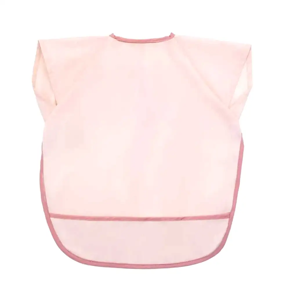 Miniboni Oyun Ve Mama Önlüğü Kısa Kollu Pembe