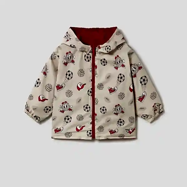 Mayoral Yazlık Erkek Bebek Çift Taraflı Rüzgarlık Kırmızı