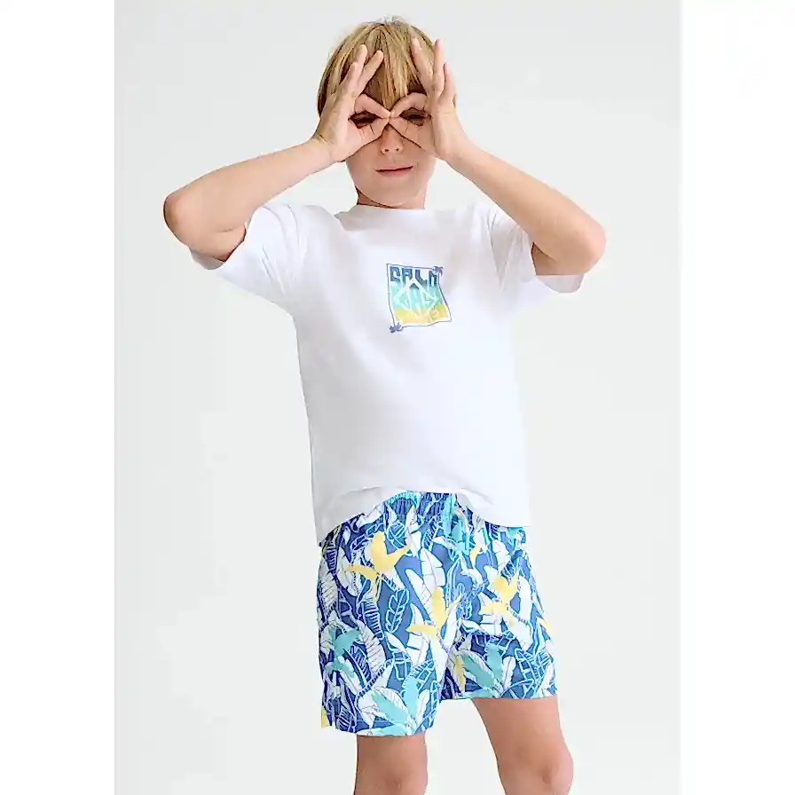 Mayoral Yazlık Erkek Şort Mayo Mavi