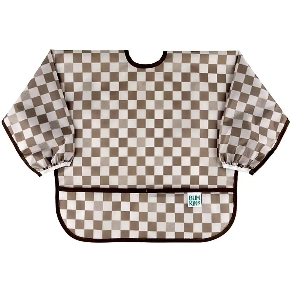 Bumkins Uzun Kollu Önlük (6-24 ay) - Sand Check