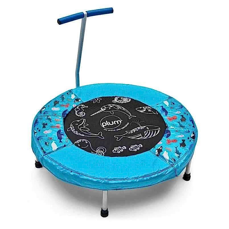 Plum Sesli Trambolin - Mavi