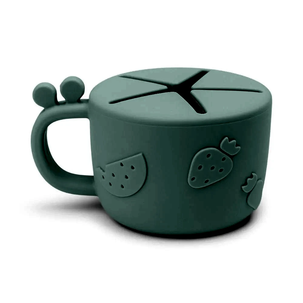 Done by Deer Raffi Dökülmeyen Silikon Atıştırmalık Kabı - Mavi