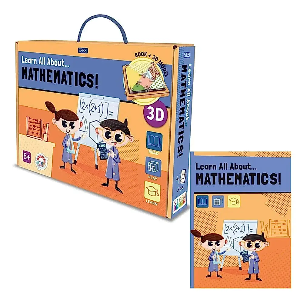 Sassi 3D Model ve Kitap - Matematik Hakkında Her Şey - Eğitici Oyuncak