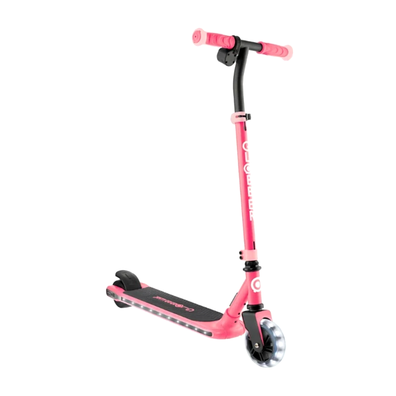 Globber One K E-Motion 6 - Işıklı Elektrikli Scooter - Mercan Pembesi