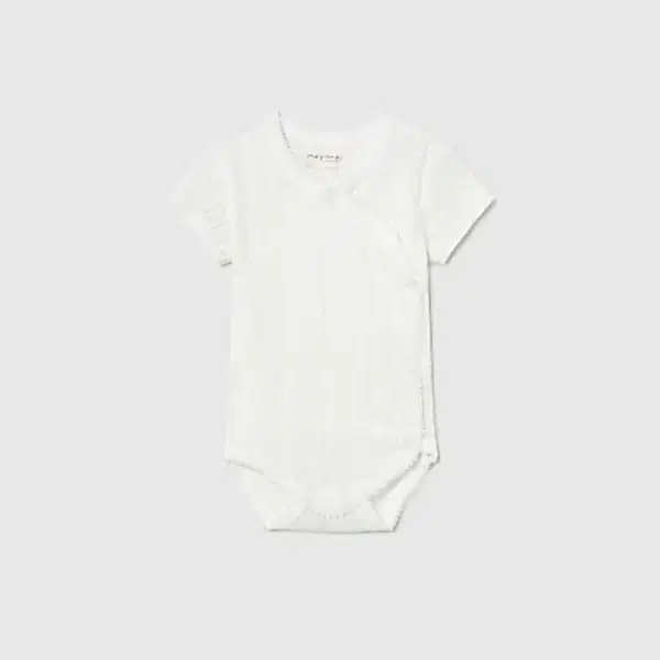 Mayoral Yazlık Kız Bebek Kısa Kol Body Ekru