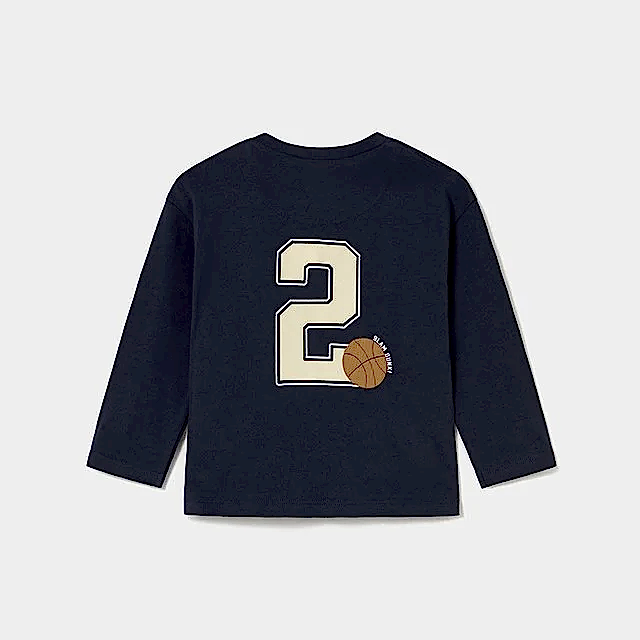 Mayoral Kışlık Erkek Bebek Uzun Kol T-shirt Lacivert