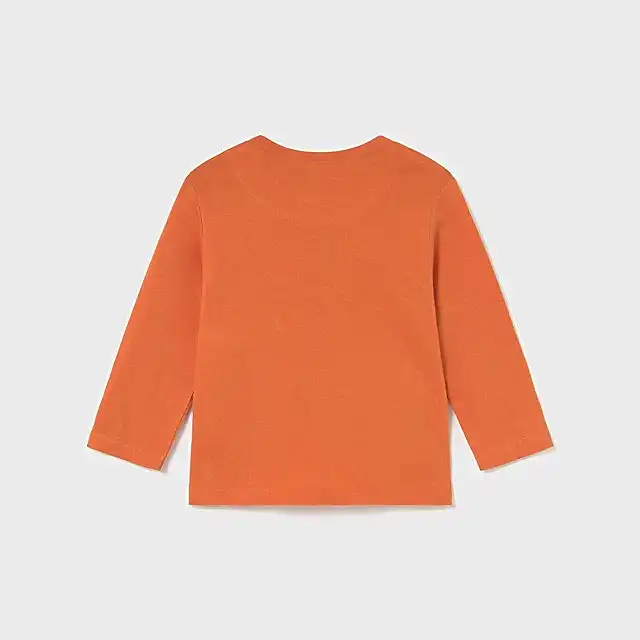 Mayoral Kışlık Erkek Bebek Uzun Kol T-shirt Turuncu