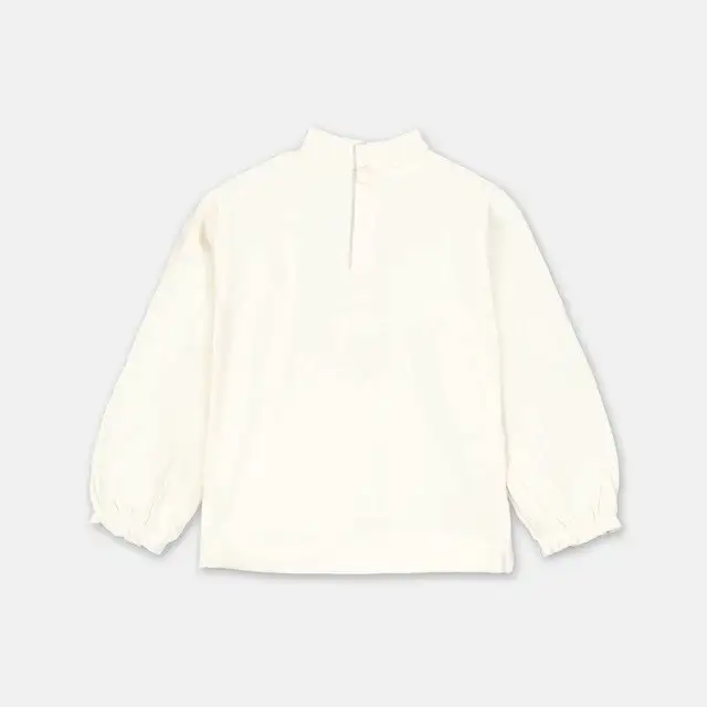 Mayoral Kışlık Kız Bebek Uzun Kol T-shirt Ekru